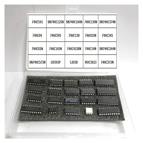 Image of lindawang lin Logic IC Integrated Circuit Chipset Fan Sockets 74HC Series DIP Register Chip Driver 74HC595 74HC573 74HC393 LM L293D MOC3023 going