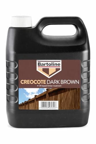 Image of Creocote Creosote Substitute Dark Brown 4L – Wood Preserver for Fences, Sheds & Outdoor Timber, Long-Lasting Weather Protection, Oil-Based Formula
