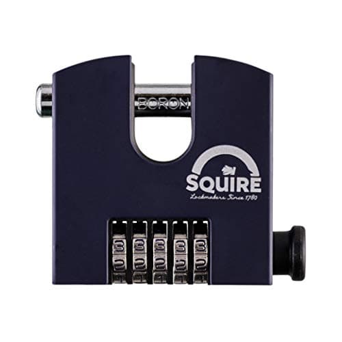 Image of Squire SHCB75Henry SHCB High Security Recodable Combination Block Lock 5 Wheel Padlocks,Black, 75 mm (Length) x 19 mm (Width)