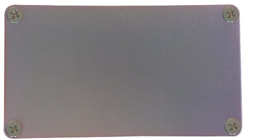 Image of Hammond Electronics 1590MMBK 1590MMBK Universal-box 50 x 50 x 31 Aluminium black 1St.