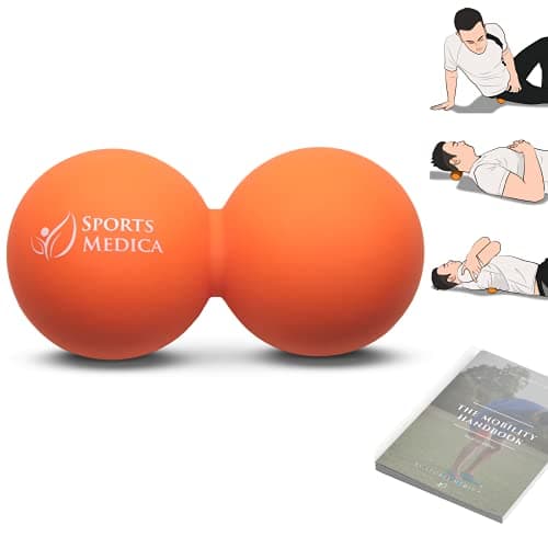 Image of Peanut Ball - Double Lacrosse Massage Ball for Back - Myofascial Release Deep Tissue Massage - Trigger Point Massage Ball - Self Massage Roller