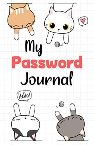Image of My Password Journal: Password Book with alphabetical index to remember and secure your login info : email, username, password and website internet ... geeks | Notebook Tracker Organizer Logbook