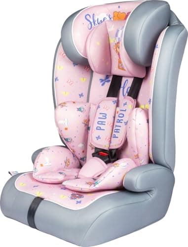 Image of Tataway Paw Patrol Girl I-Size R129 Car Seat. Child Safety seat with a Height of 76 to 150 cm. Adjustable headrest and Padding