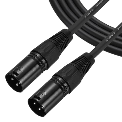 Image of sourcing map 2ft 3 Pin XLR Male to Male Mic Cable XLR Male to Male Adapter Microphone Cable for Stage Studio Cable