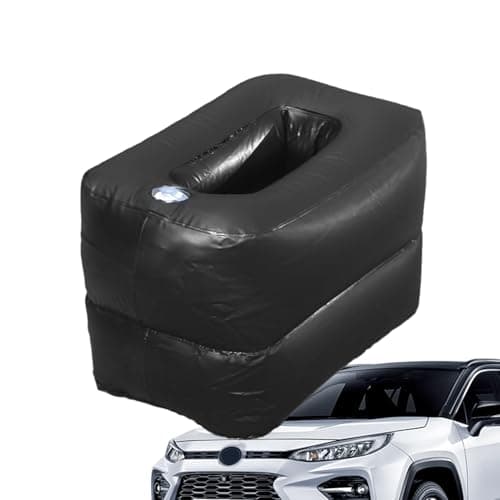 Image of Inflatable Car Back Seat Gap Filler - Car Air Mattress Back Seat | Air Mattress for Cars | Extender Bed for Dogs Kids Adults Travel Sleeping Legs | Câr Travel Wear-Resistant Bâck Seats Pad Mâttress