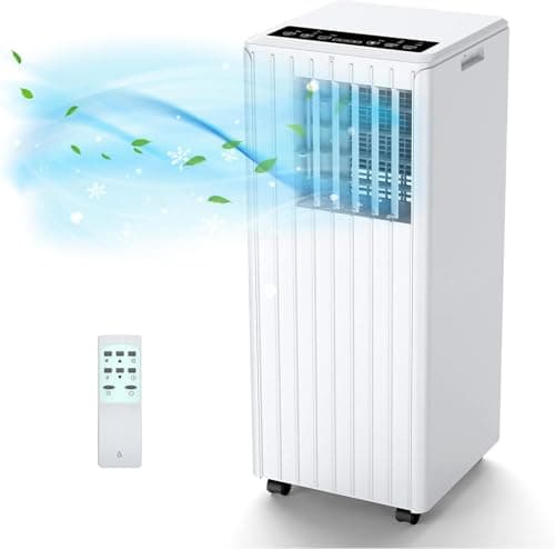 Image of 9000 BTU Portable Air Conditioner 3 In 1 Air Conditioning, Cooling, 35L Dehumidifier & Fan with 2 Speed Modes Digital Display for Home Office