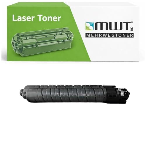 Image of Mehrwegtoner Toner 2X Compatible with Ricoh Aficio MPC3002 MPC3502 Replaces 841651 842016 Black with 15% More Performance