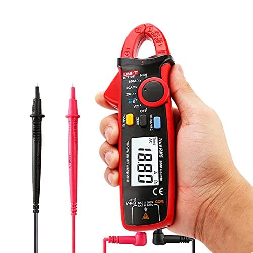 Image of UNI-T UT210D/UT201E Digital Clamp Meter True RMS Voltage Resistance Capacitance Multimeter Temperature Measure Auto Range Electrical (ABS)
