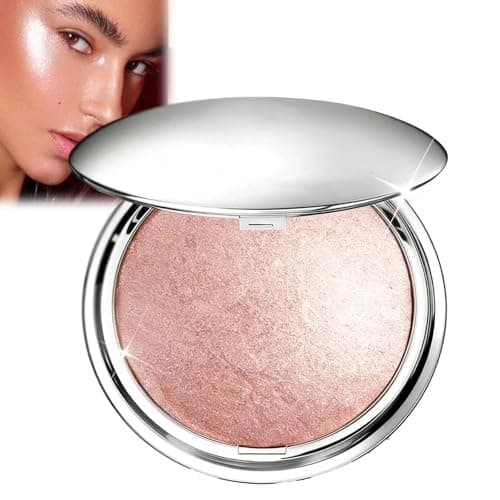 Image of Champagne Shimmer Glow Waterproof Highlighter Cream, Long-Lasting Soft Glitter Makeup For Eye, Face & Body, Lightweight Radiant Glow, 10g