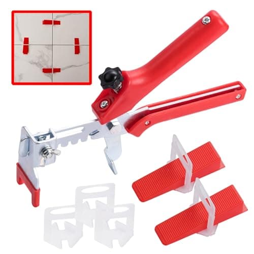 Image of 400PCS Tile Leveling System 3mm 300pcs Tiling Level Wedge Spacer Plus 100pcs Resuable Wedges with A Tile Leveling Plier (1/8 Inch Tile Spacers)