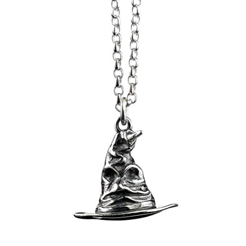 Image of Official Harry Potter Sterling Silver Sorting Hat Necklace- NN0111