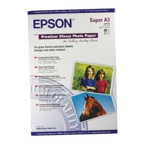 Image of Epson C13S041316 - PREMIUM GLOSSY PHOTO PAPER A3+ 1270