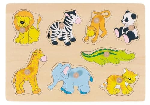 Image of Goki Zoo Animals Lift Out Puzzle