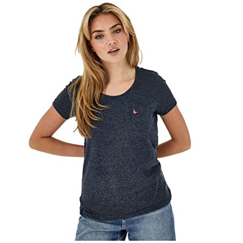 Image of Jack Wills Womens Fullford Pocket T-Shirt Navy M
