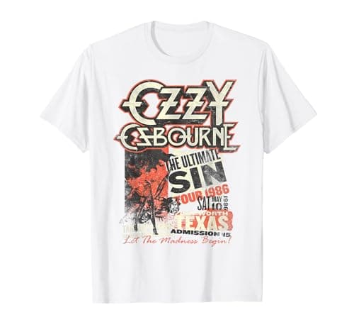 Image of Ozzy Osbourne – The Ultimate Sin Tour T-Shirt