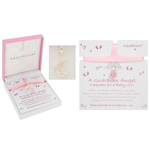Image of Equilibrium Guardian Angel Baby Girl Keepsake
