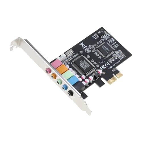 Image of Myazs PCIe Sound Card 5.1 Internal Sound Card With Low Profile Bracket 3D Stereo PCI-e Card CMI8738 Chip 32/64 Bit 5.1 Internal Sound Card For Pc Windows 10
