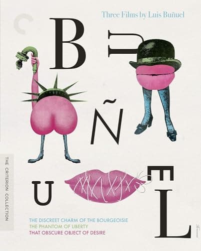 Image of Three Films by Luis Buñuel (The Discreet Charm of the Bourgeoisie, The Phantom of Liberty, That Obscure Object of Desire) (The Criterion Collection) [Blu-ray]