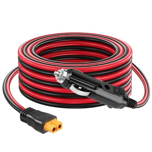 Image of 12V/24V Cigarette Lighter to XT60 Cable 3M 16AWG DC Adapter XT60 Car Charger for BLUETTI Power Station EB55/AC2A/AC70, Anker 757/767, SOLIX C200 C300 Solar Generator ECOFLOW DELTA 2/3 River 3/2 MAX