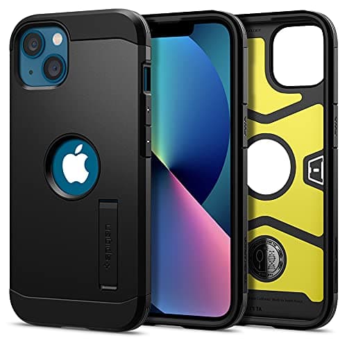 Image of Spigen Tough Armor Case Compatible with iPhone 13 - Black