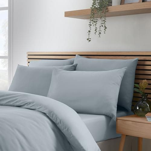 Image of Catherine Lansfield So Soft Non-Iron Standard Pack of 4 Pillowcases Slate Grey