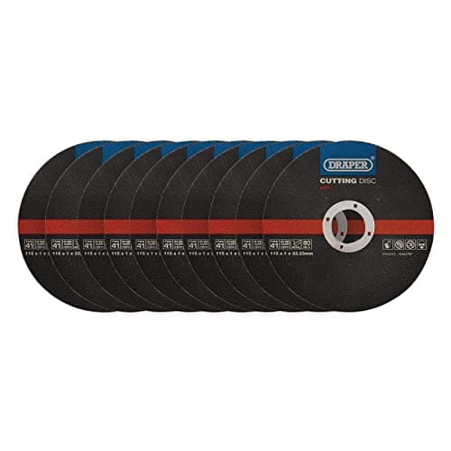 Image of Draper 94771 Metal Cutting Discs, 115 x 1 x 22.23mm (Pack of 10)