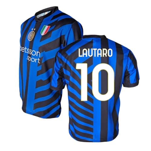 Image of Inter Official Replica Home Kit 2024-2025 Shirt, Unisex, Black Blue, XXL