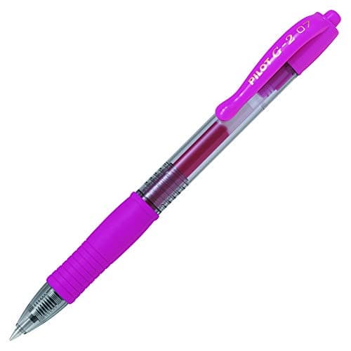 Image of Pilot G207 Retractable Gel Rollerball 0.7 mm Tip (Single Pen) - Pink