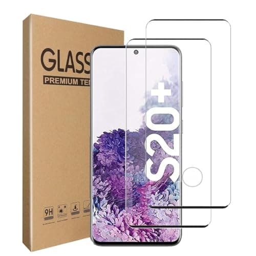 Image of GAPlus [2-Pack] Screen Protector for Samsung Galaxy S20+ Plus/ S20+ Plus 5G Tempered Glass Film, [Fingerprint Sensor][Case Friendly][Anti-Scratch][Anti-Shatter] For Samsung Galaxy S20+ Plus 5G