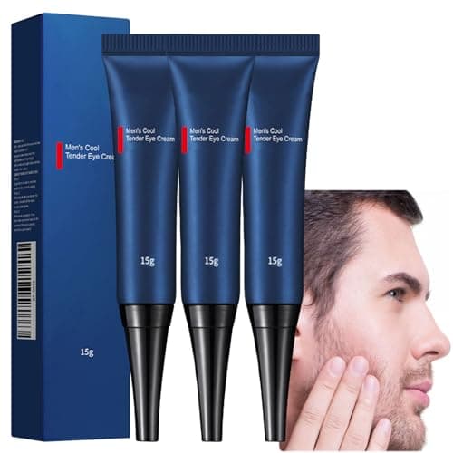 Image of Men's Awaken Peptide Eye Cream, Firming & Depuffing Eye Gel for Dark Circles, Under Eye Bags, Puffiness, Wrinkles & Fine Lines, Anti Aging Eye Tightener with Retinol & Collagen, Lifting Cream (3PCS)