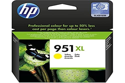 Image of HP 951XL - CN048AE - 1 x Yellow - Ink cartridge - High Yield - For Officejet Pro 251dw, 276dw, 8100, 8600, 8600 N911a, 8610, 8620, 8625, 8630