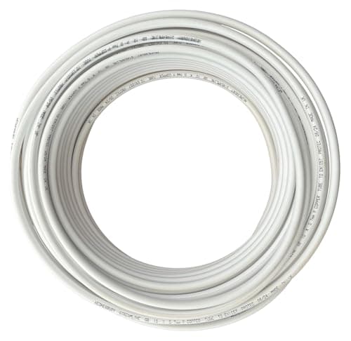 Image of PVC Coated Oil Line 10mm Copper Pipe. Microbore Copper Coil for Oil Fired Central Heating Boilers. for Use Underground or Above Ground. (25 Metres)