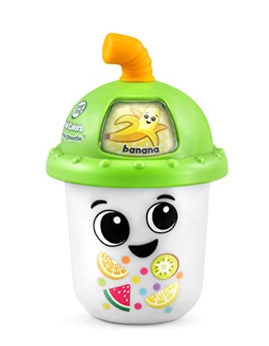 Image of LeapFrog Fruit Colours Learning Smoothie, Interactive Baby Toy with Lights, Music, Colours & Fruit, Baby Gift with Teether for ages 6, 9, 12+ months, English Version