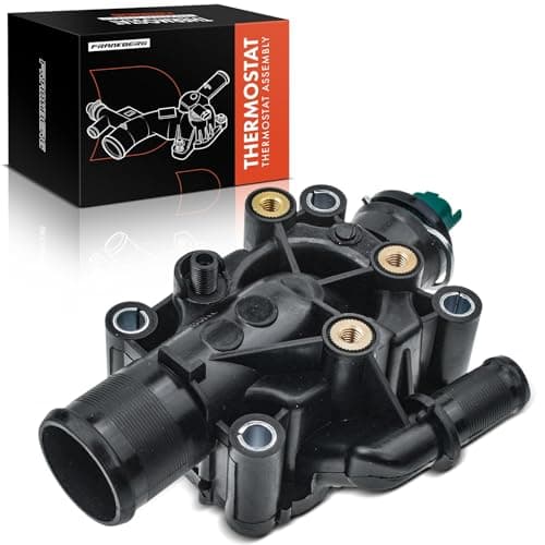 Image of Frankberg 1x Engine Coolant Thermostat with Housing Compatible with Berlingo 2005-Today C-Elysee 2012-Today C2 2006-2009 C3 2005-Today C4 2005-2011 Xsara 2006-2011