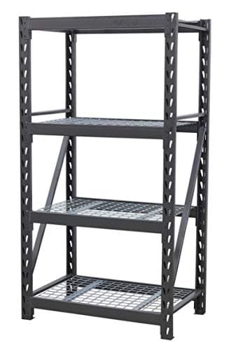 Image of Sealey Ap6372 Heavy-Duty Racking Unit 4 Mesh Shelves 640Kg Per Level 978Mm