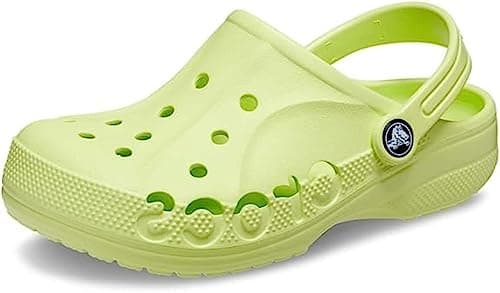 Image of Crocs Unisex Kids Baya Clog K Clog, Lime Zest, 5.5/6 UK Child