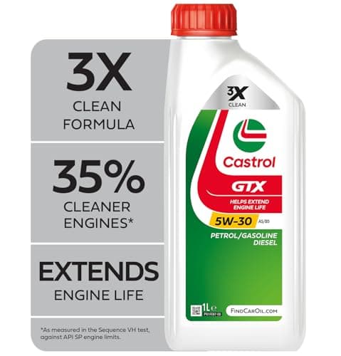 Image of Castrol GTX 5W-30 A5/B5 Engine Oil 1L, White