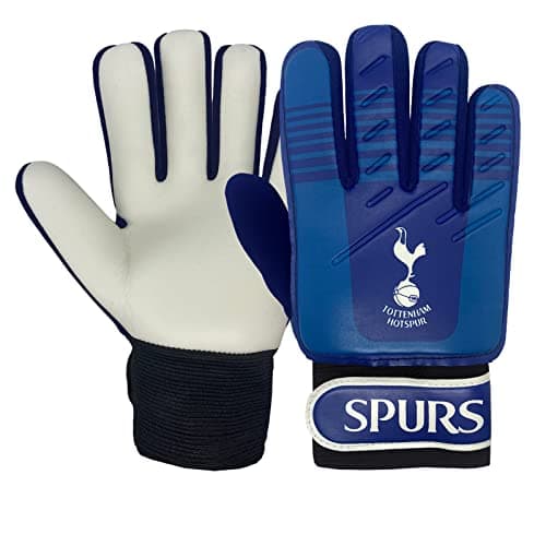 Image of Tottenham Hotspur FC Official Football Gift Boys Goalkeeper Goalie Gloves Navy
