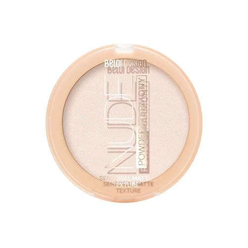 Image of Belor Design Nude Foundation Harmony, Velvet Finish with UV Filter, 4 Shades from Light Beige to Natural (tone 201 light beige, one size)