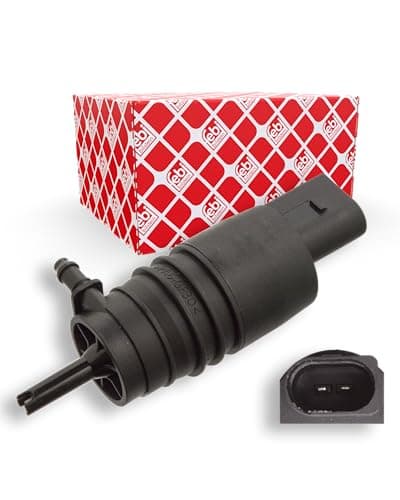 Image of febi bilstein 23113 Washer Pump for windscreen- and headlight-washer system, pack of one