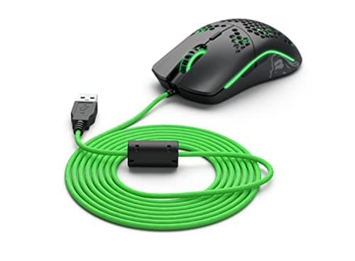 Image of Glorious PC Gaming Race compatible Ascended Cable V2 - Gremlin Green