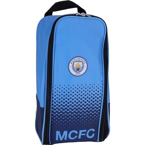 Image of Man City Fade Design Bootbag,Blue,approx 35cm x 18cm x 12cm