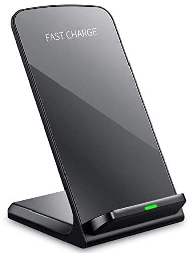 Image of Tec-Digi Mobile Phone Wireless Qi Charger, Qi-Certified Fast Charger for iPhone and Samsung, Compatible with Qi-Enabled Devices