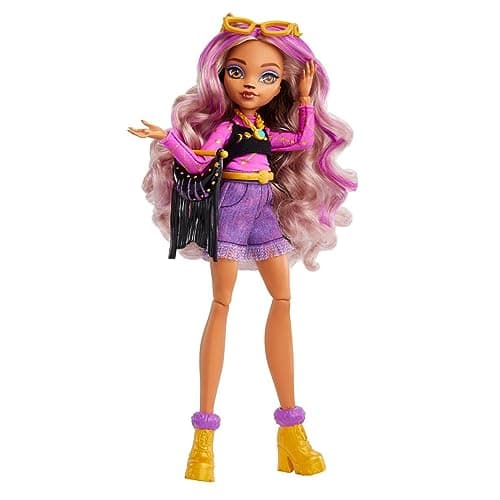 Image of Monster High Clawdeen Wolf Day Out Clawsome Warewolf Fashion Doll Mattel