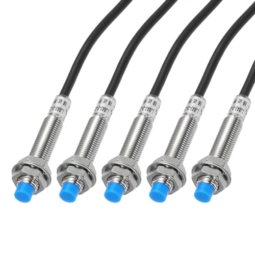 Image of sourcing map M8 Approach Sensor Inductive Proximity Sensor Switch NC Normally Close NPN 2mm Detection Distance, DC 6-36V LJ8A3-2-Z/AX, 3.3ft, 5Pcs