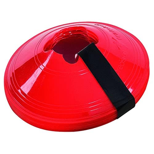 Image of Precision Sleeved Set of 10 Saucer Cones - Red