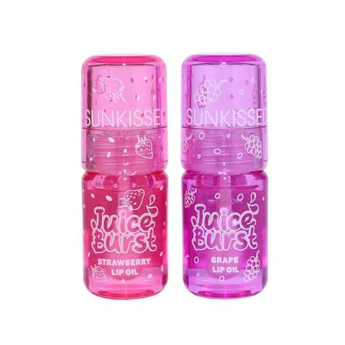Image of Sunkissed Juice Burst Lip Oil, High-Shine Hydrating Finish, Fruity Flavour, Vegan, 4.2ml 1PC