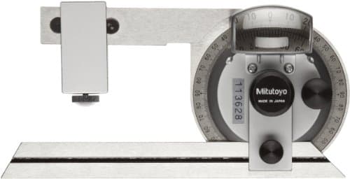 Image of Mitutoyo 187-904 Universal Bevel Protractor, 6" Blade Length