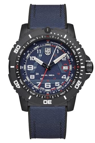 Image of Luminox Land Ice SAR Men's Watch 45 mm Plastic - Quartz Analogue 20 Bar, Rubber Strap Blue, Blue Dial, Date, Luminous Hands XL.1083
