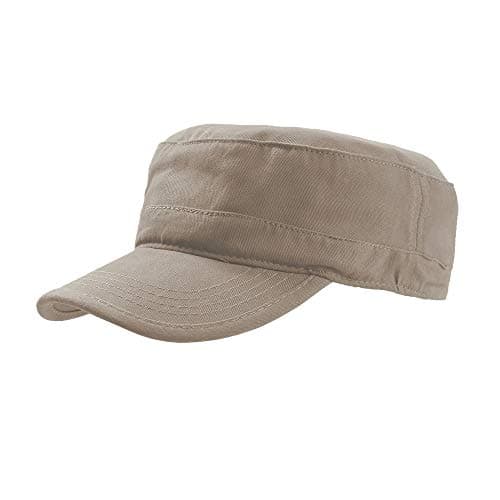 Image of Atlantis Tank Brushed Cotton Military Cap (Pack of 2) (One Size) (Khaki)